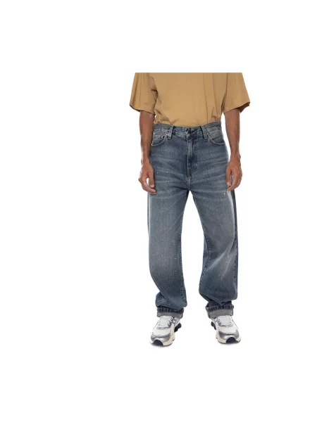 Jeansy Carhartt Wip niebieskie