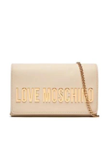 Pisemska torbica Love Moschino bež