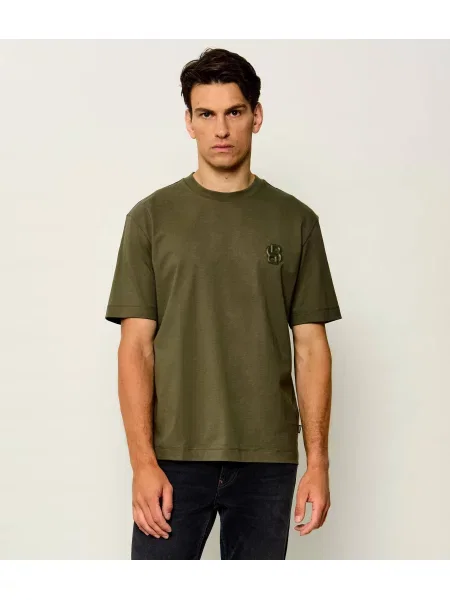 BOSS BLACK Tricou C-Tames 03 | Relaxed fit verde