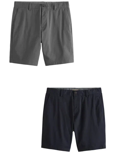 Next Pantaloni eleganți bleumarin gri