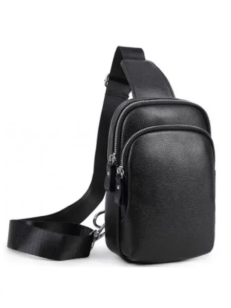 Кожаная сумка Royalbag черная
