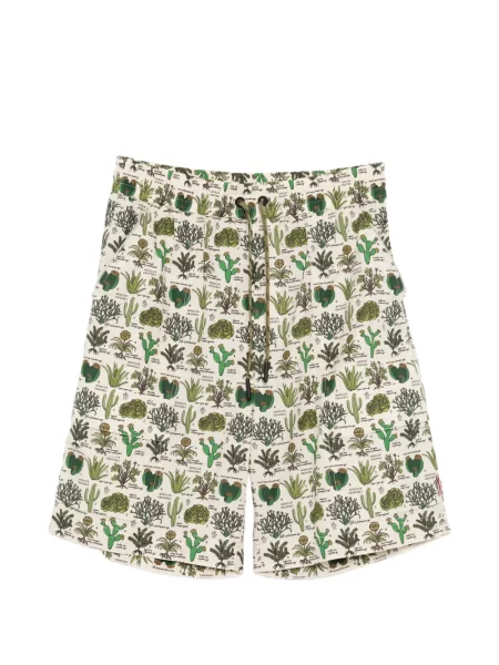 Pantaloni scurți Moncler Grenoble cu imagine cu cordon