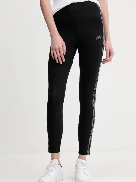 Adidas legginsy z aplikacją czarny