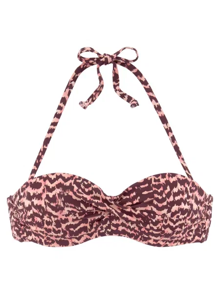 LASCANA Bikini zgornji del pastelno / svetlo / bordo roza