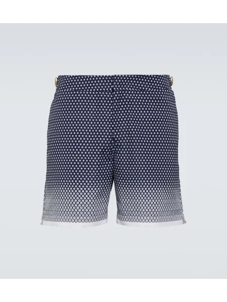 Plavalne hlačke Orlebar Brown s potiskom rjava