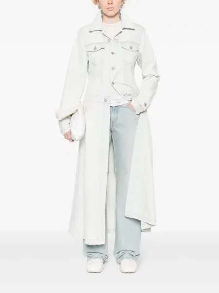 Maksi paltas Mm6 Maison Margiela mėlyna