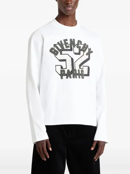 Tricou Givenchy cu imagine alb