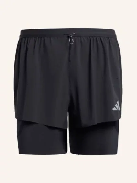 Adidas Bežecké Šortky 2 V 1 černá