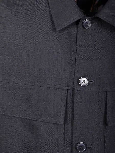 Geacă Paul Smith de lână negru