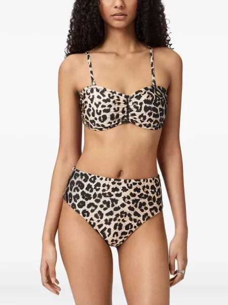 Bikini Allsaints cu imagine cu model leopard