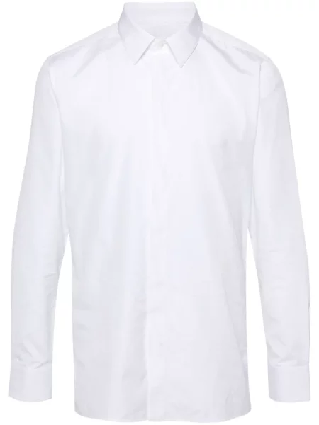 Cămașă Givenchy cu broderie din poplin alb
