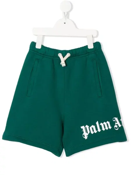 Szorty dziecięce Palm Angels zielone