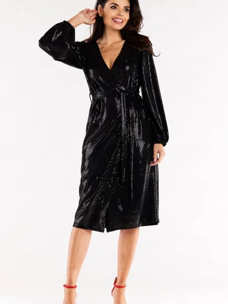 Rochie Awama cu buline negru