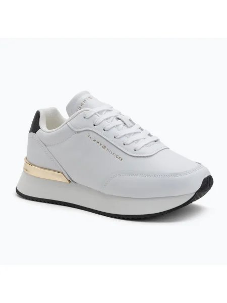 Tommy Hilfiger дамски обувки Chic Fashion Runner white/black бяло