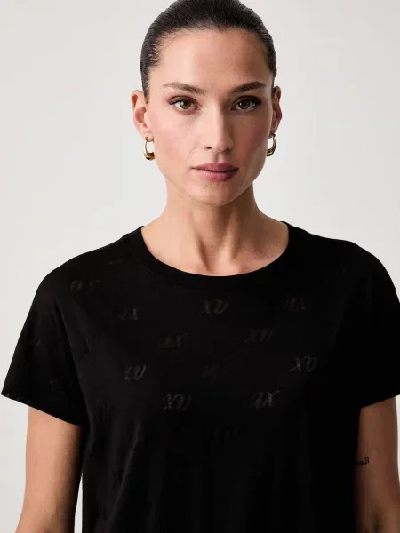 Armani Exchange női póló fekete