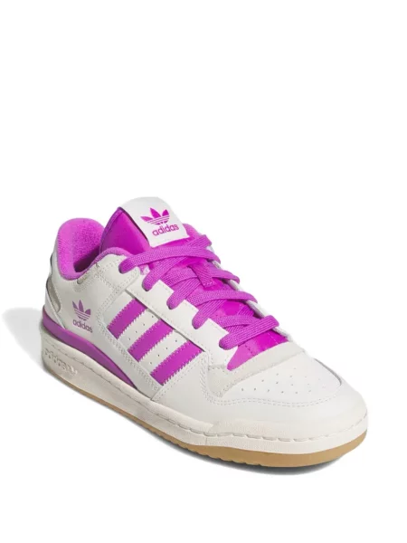 Pantaloni evazați Adidas evazat din jerseu cu cordon albastru