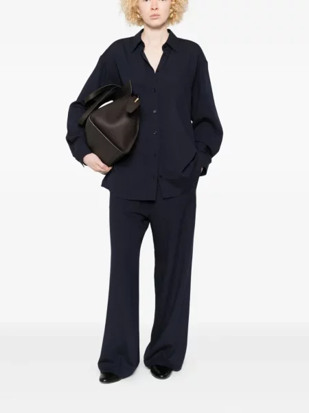 Pantaloni Toteme albastru