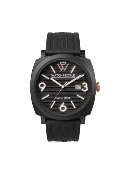 Watchpeople Analogové hodinky Function watch černá