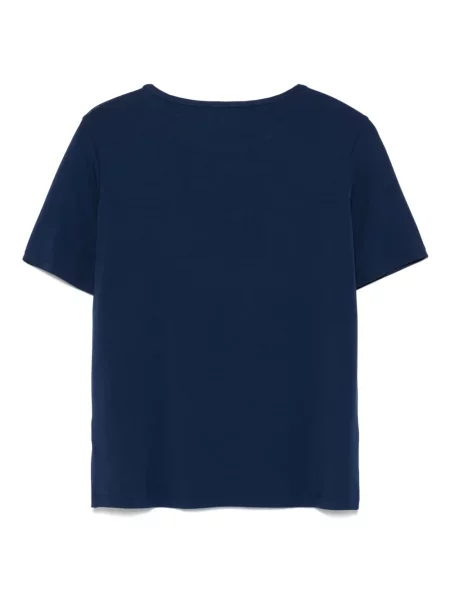 Tricou Le Tricot Perugia scurt albastru