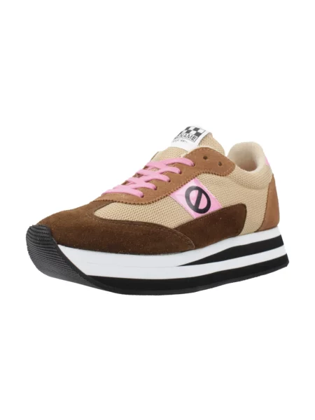 Sneakersy No Name brązowe