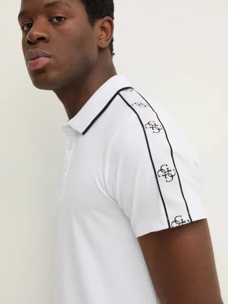 Guess Polo tričko bílé