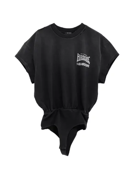 Body Willy Chavarria cu imagine negru