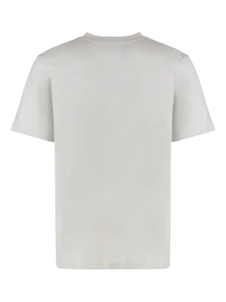 Tricou Off-white cu decolteu rotund alb