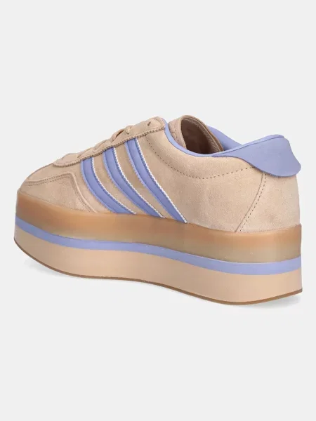 Tenisky adidas Originals Gazelle Stack W béžové