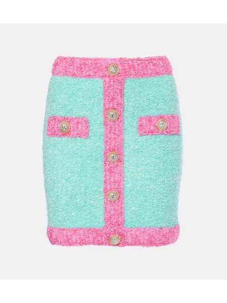 Pletené sukně Balmain růžové