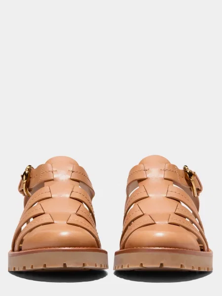 Кожаные босоножки Cole Haan коричневые
