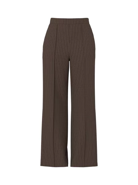 PIECES Pantaloni cu dungă PCBOSSY' maro