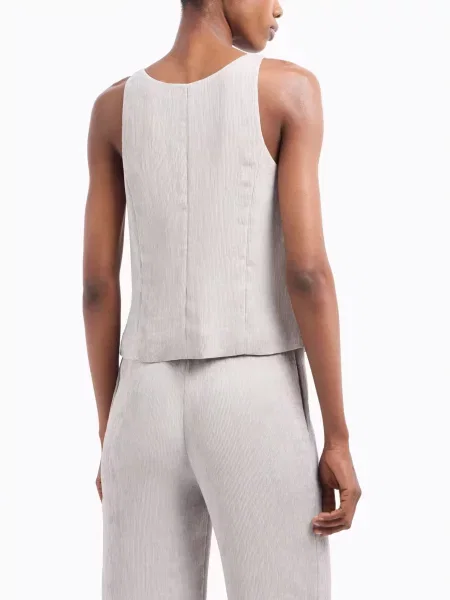 Класичний жилет Emporio Armani сірий