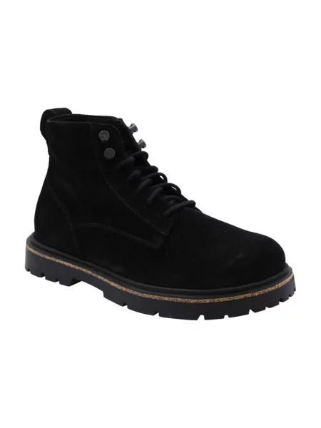 Botki Birkenstock zamszowe czarne