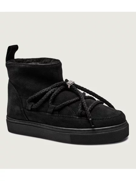 Inuikii cizme de zapada din piele intoarsa Classic Low negru