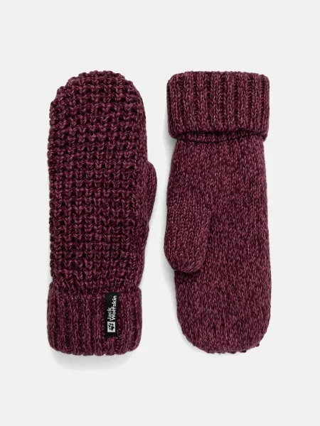Ръкавици Jack Wolfskin MEDLEY KNIT лилаво виолетово