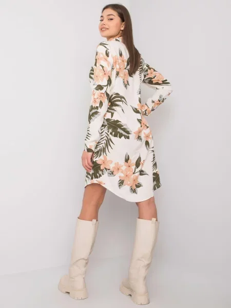 Rochie Rue Paris de costum bej