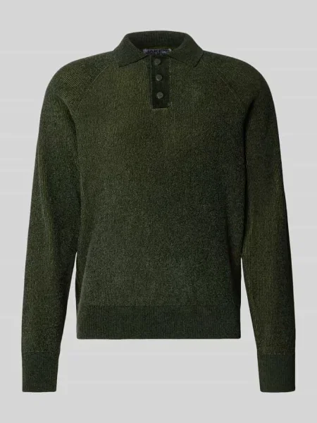 Sweter z dzianiny z kołnierzykiem polo Jake*s Studio Men