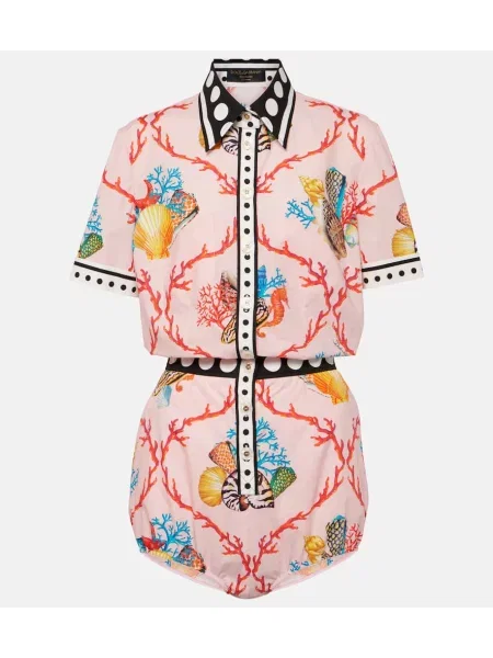 Salopetă Dolce&gabbana cu imagine roz