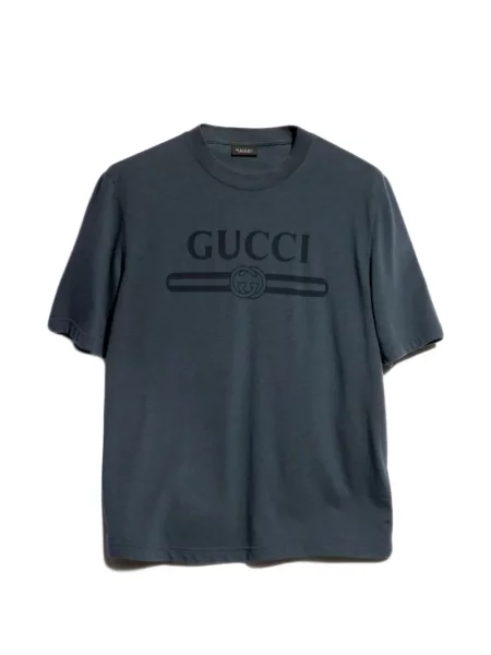 Tricou Gucci cu imagine albastru