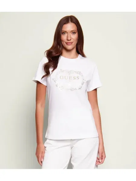 Guess Tricou EVA alb