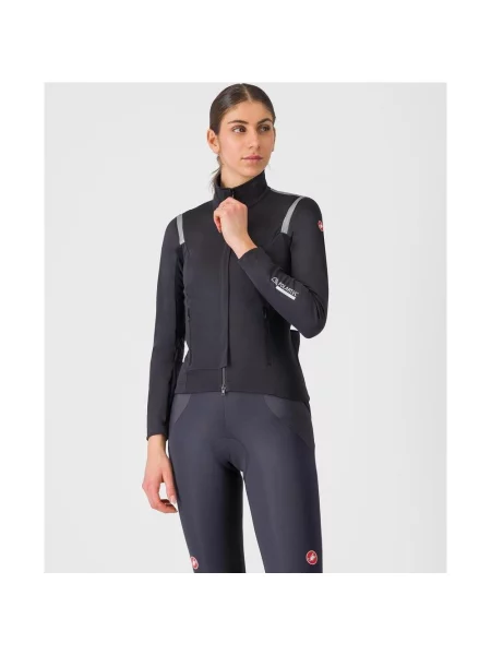 Kurtka przeciwwiatrowa Castelli Perfetto RoS 3 Rosso Corsa jasny S czarny