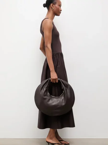 Answear.LAB sukienka letnia z kolekcji Unscripted brązowa