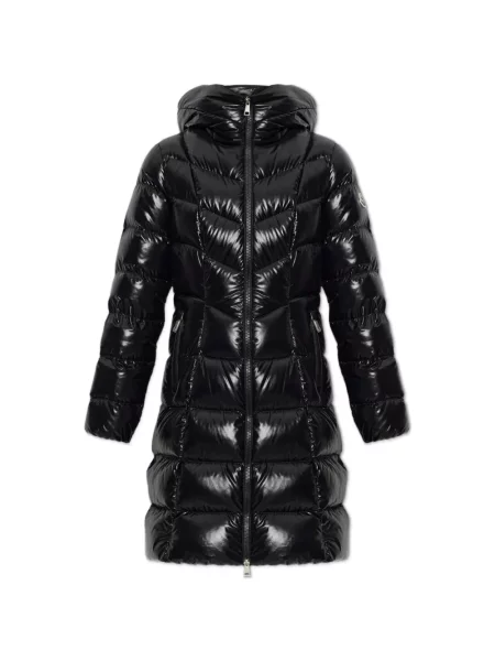 Matlasat palton Moncler negru