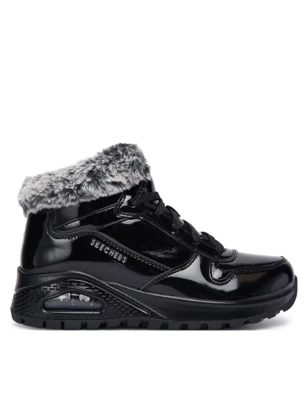 Skechers Škornji Uno Rugged črna