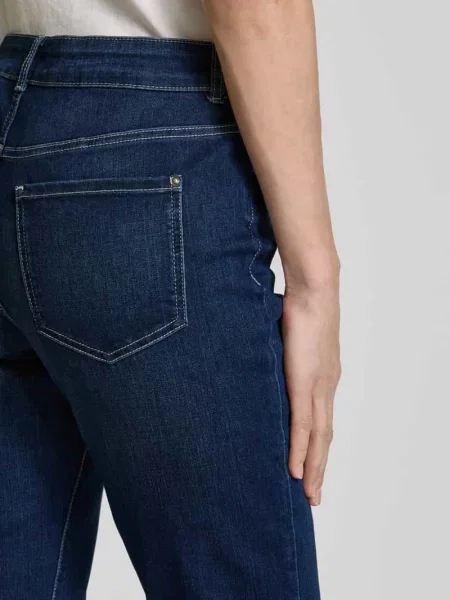 Jeansy w 5 kieszeni Christian Berg Woman niebieskie
