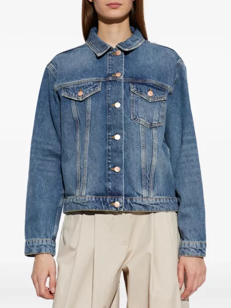 Geacă de blugi Emporio Armani albastru
