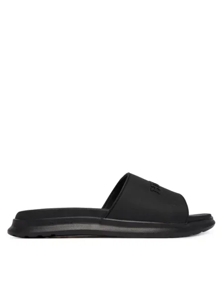 Tommy Hilfiger Klapki Dual Density Hilfiger Pool Slide czarny