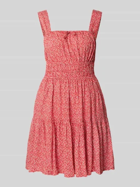 Sukienka mini z efektem stopniowania Gap czerwona