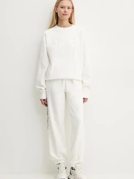 Спортивні штани Pinko з принтом білий