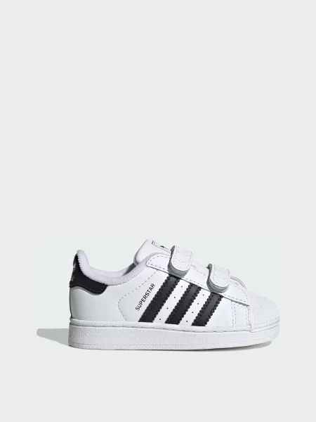 Шкіряні Дитячі Кросівки повсякденні adidas Superstar білий